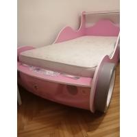 Çilek Araba Yatak - Kız Çocuk